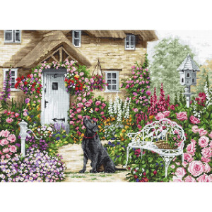 Luca-S counted Cross Stitch kit "The Cottage...