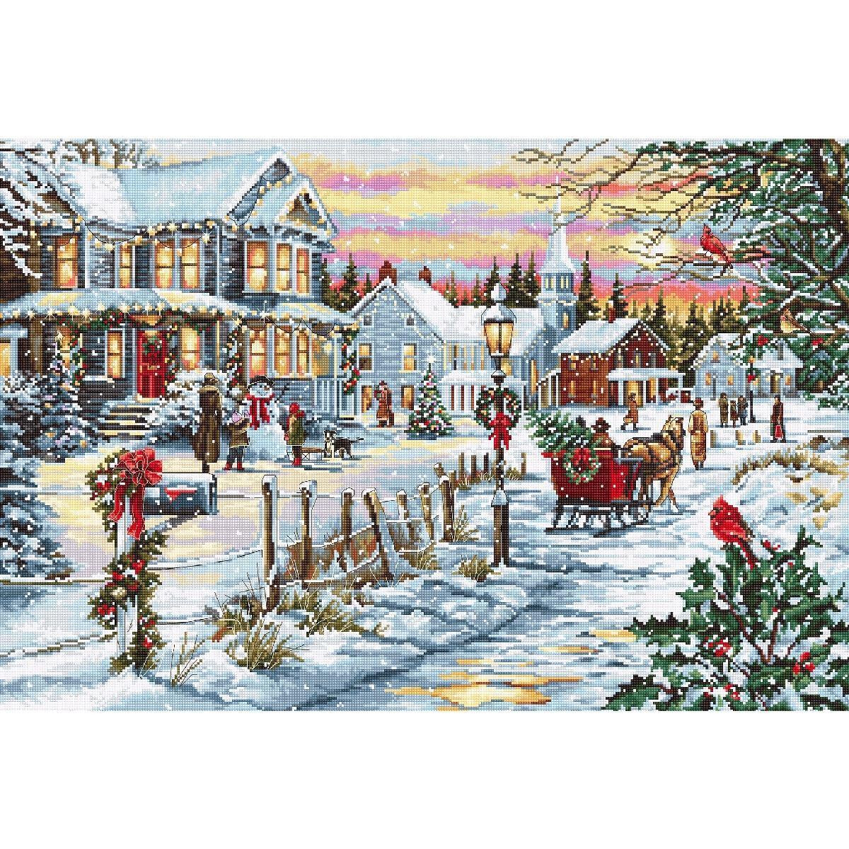 Luca-S counted Cross Stitch kit "Christmas...