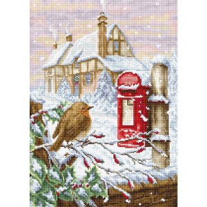 Luca-S counted Cross Stitch kit "Red mail...