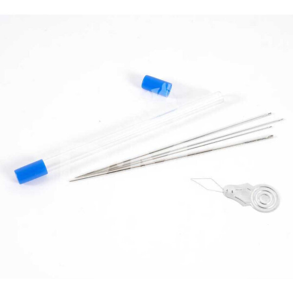 DMC Pack of 4 tatting needles with case & 1 threader, sizes 3-8, 6134