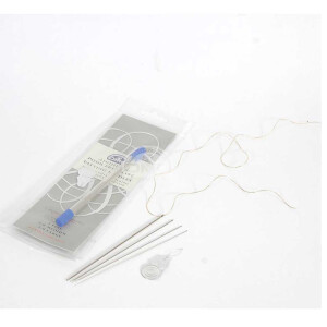 DMC Pack of 4 tatting needles with case & 1 threader,...