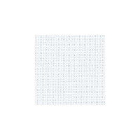 aida Zweigart Meter ware 11 ct. Perl-Aida 1007 couleur 100 blanc, comptant le tissu pour la largeur du point de croix 85 cm, prix par 0,5 m de longueur