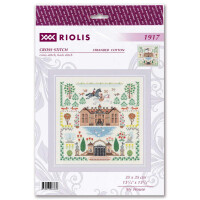 Riolis counted cross stitch  kit "My House" 35x35cm, DIY