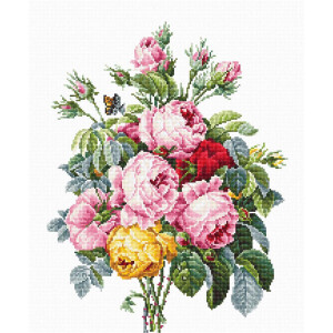 Luca-S counted Cross Stitch kit &quot;Roses...