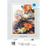 RTO counted Cross Stitch Kit "Ginger Reflection" M829, 22x29,5 cm, DIY