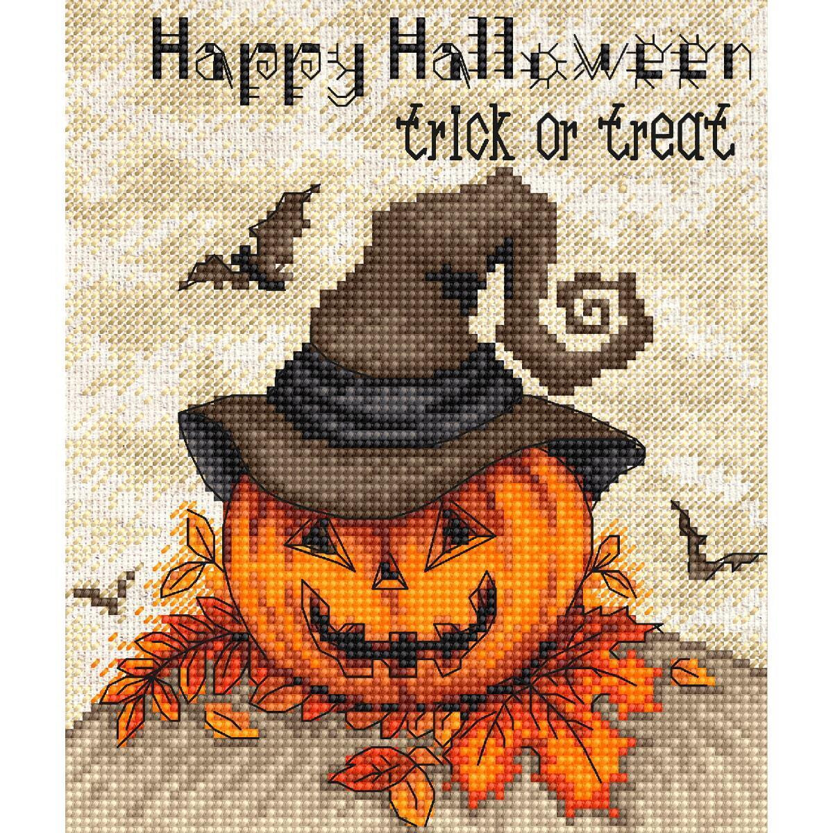 Letistitch counted cross stitch kit "Trick or...