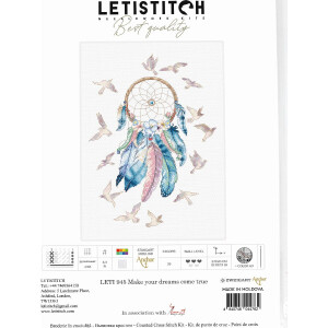 Letistitch counted cross stitch kit "Make your...