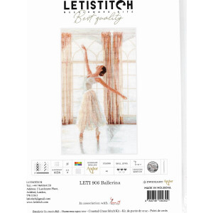 Letistitch counted cross stitch kit "Ballerina...