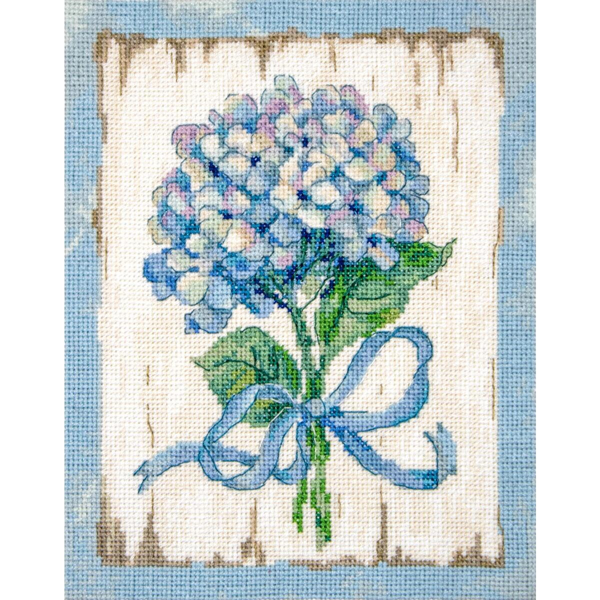 Letistitch counted cross stitch kit "BLUE II",...
