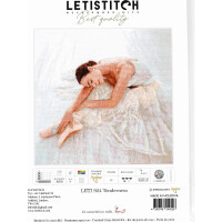 Letistitch Kreuzstich Set "Zärtlichkeit"; Zählmuster, 35x35cm