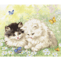 Letistitch counted cross stitch kit "Summer PlayTime", 32x27cm, DIY