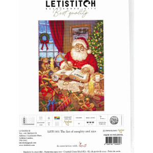 Letistitch Kreuzstich Set "Die Liste der frechen und...
