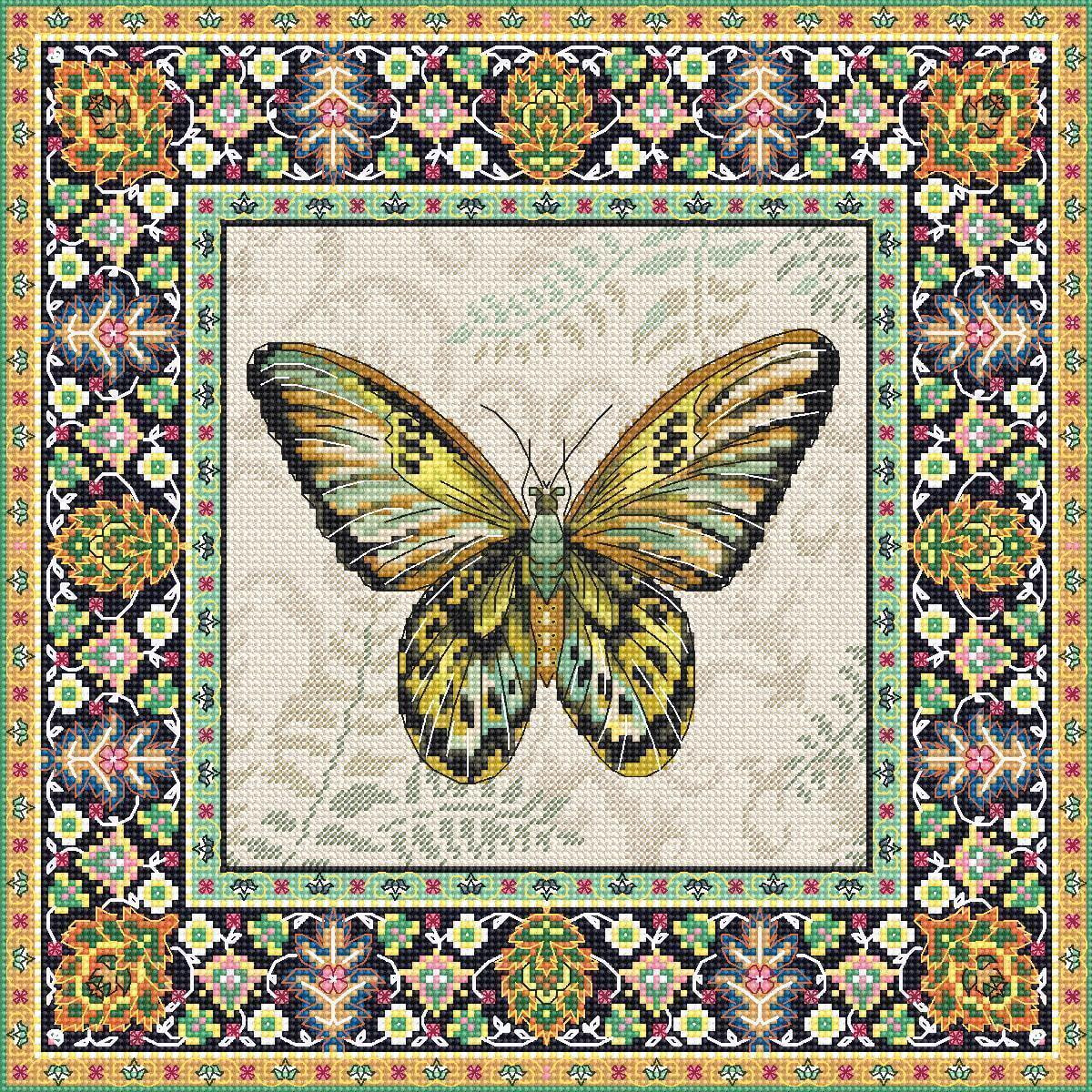 A colorful tapestry, made with intricate Letistitch...