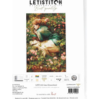 Letistitch kruissteekset "Into dreamland"; telpatroon, 44x29cm