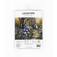 Letistitch counted cross stitch kit "Wonderland Garden", 39x32cm, DIY