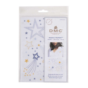 DMC Magic Paper Water-soluble embroidery base with...