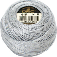DMC Pearl Cotton on a ball Size 8, 10g, 116A/8-415
