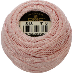 DMC Pearl Cotton on a ball Size 8, 10g, 116A/8-818