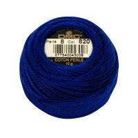 DMC Pearl Cotton on a ball Size 8, 10g, 116A/8-820