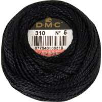 DMC Pearl Cotton on a ball Size 5, 10g, 116A/5-310