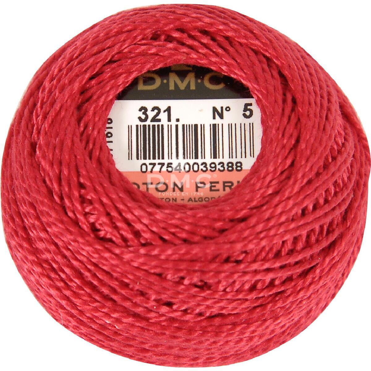 DMC Pearl Cotton op een bol Maat 5, 10g, 116A/5-321