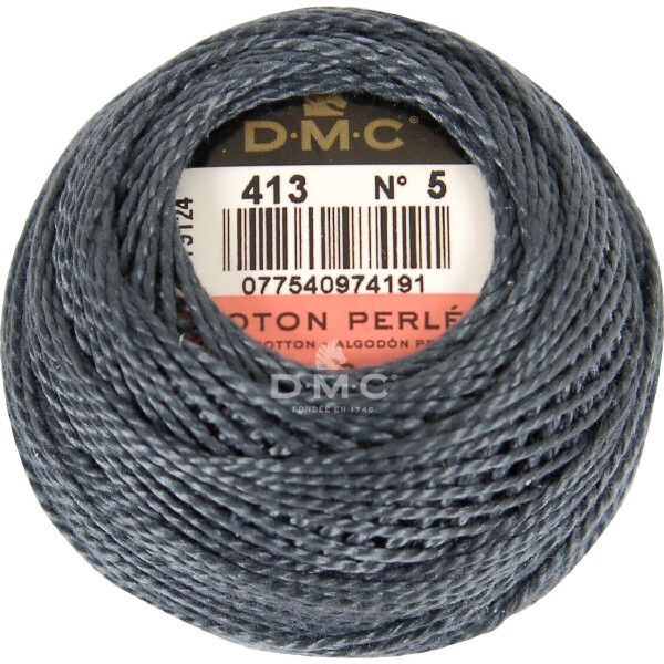 DMC Pelote de fil perlé, épaisseur 5, 10 g, 116a/5-413