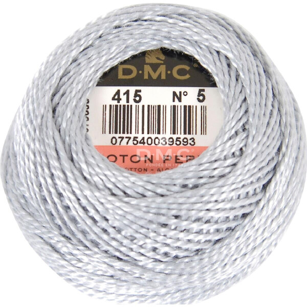 DMC Ovillo de hilo de perla fuerza 5, 10 g, 116a/5-415