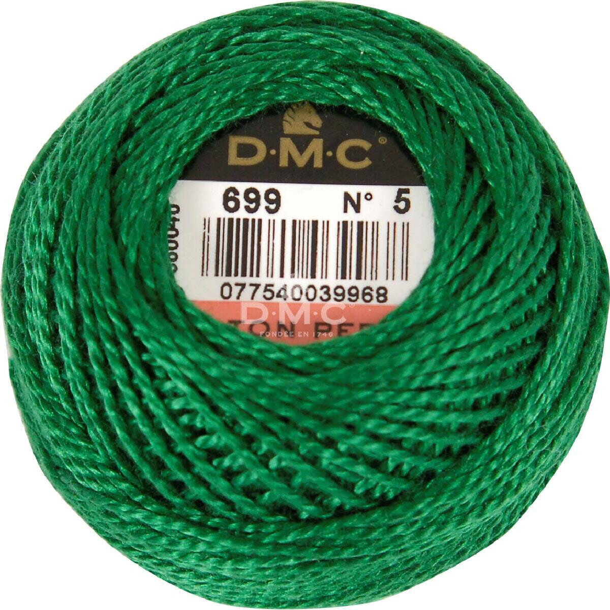 DMC Pelote de fil perlé, épaisseur 5, 10 g,...