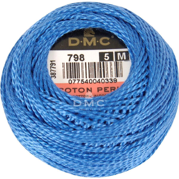 DMC Pearl Cotton on a ball Size 5, 10g, 116A/5-798