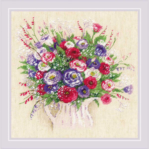 Riolis counted cross stitch kit "Bouquet with...