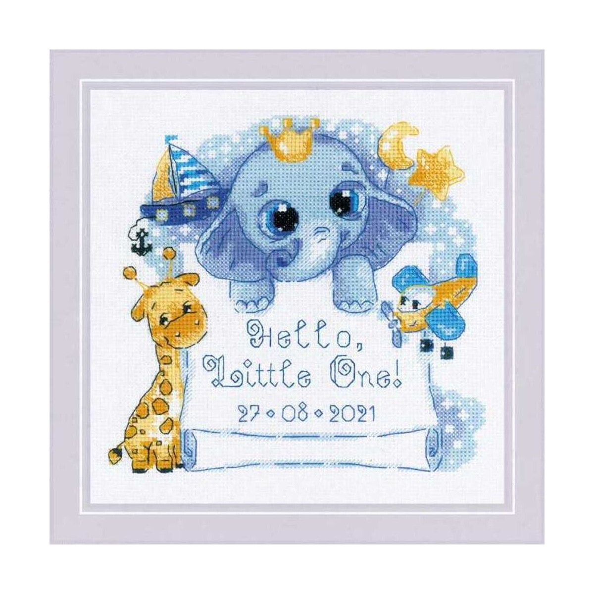 Riolis counted cross stitch kit "Hello, little One!...