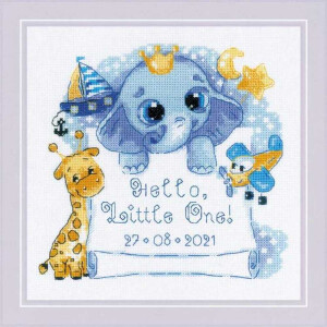 Riolis counted cross stitch kit "Hello, little One!...