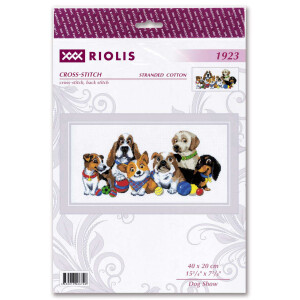 Riolis counted cross stitch kit "Dog Show",...