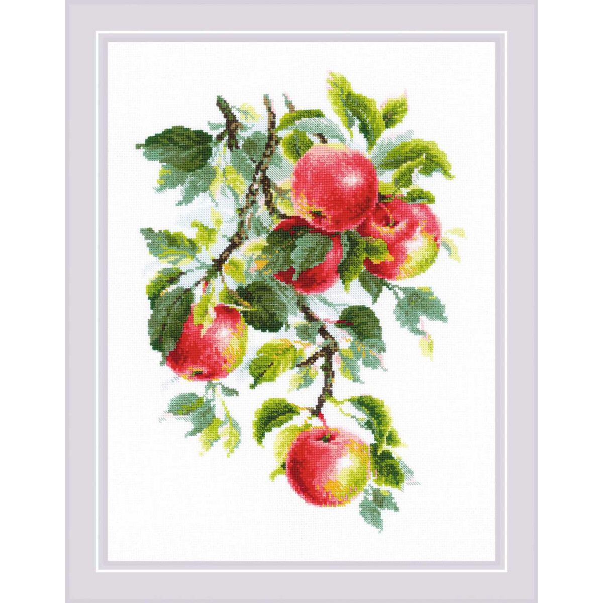Riolis counted cross stitch kit "Juicy Apples",...