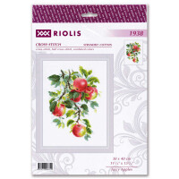 Riolis counted cross stitch kit "Juicy Apples", 30x40cm, DIY