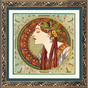 Riolis counted cross stitch kit "Laurel after A....