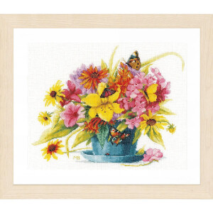 Lanarte counted cross stitch kit "Colour perfection...