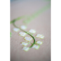 Vervaco скатерть раннер Набор для вышивания крестом "Лилия долины", дизайн вышивки предварительно нарисован, 40x100 см