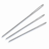 Prym Embroidery needles without point, No. 26, 0.60 x 34mm, silver eye, 6 pcs