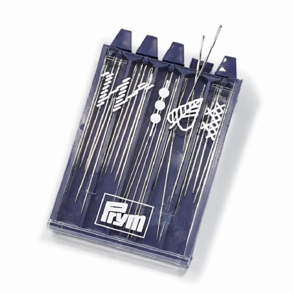 Prym Embroidery and beading needles assortment, 25 pcs with box