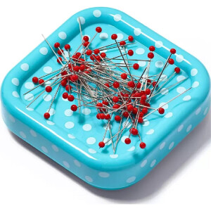 Prym Love Magnetic pincushion with glass-headed pins