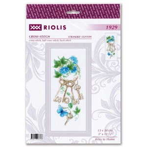 Riolis counted cross stitch kit "Keys to Home",...
