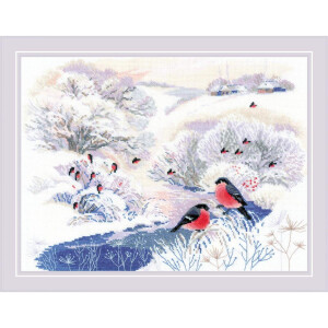 Riolis counted cross stitch kit "Winter River",...