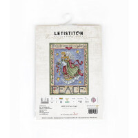 Letistitch counted cross stitch kit "Peace Angel", 28x21cm, DIY