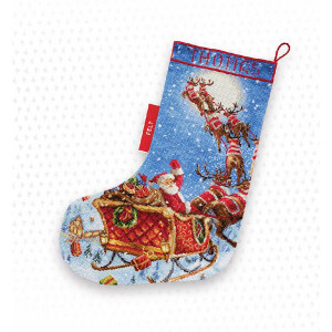 Letistitch counted cross stitch kit "Stocking. The...