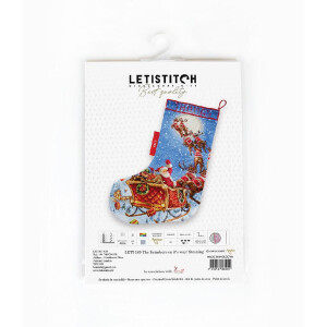 Letistitch counted cross stitch kit "Stocking. The...