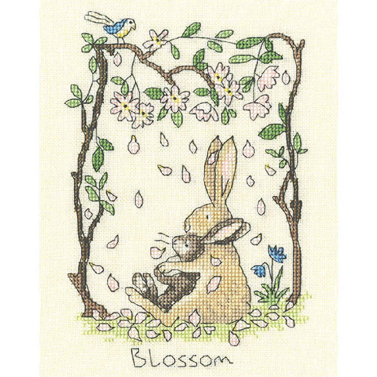 An embroidery pack entitled Blossom by Bothy Threads...