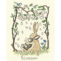 Bothy Threads counted cross stitch Kit "Blossom", 14x19cm, XAJ11