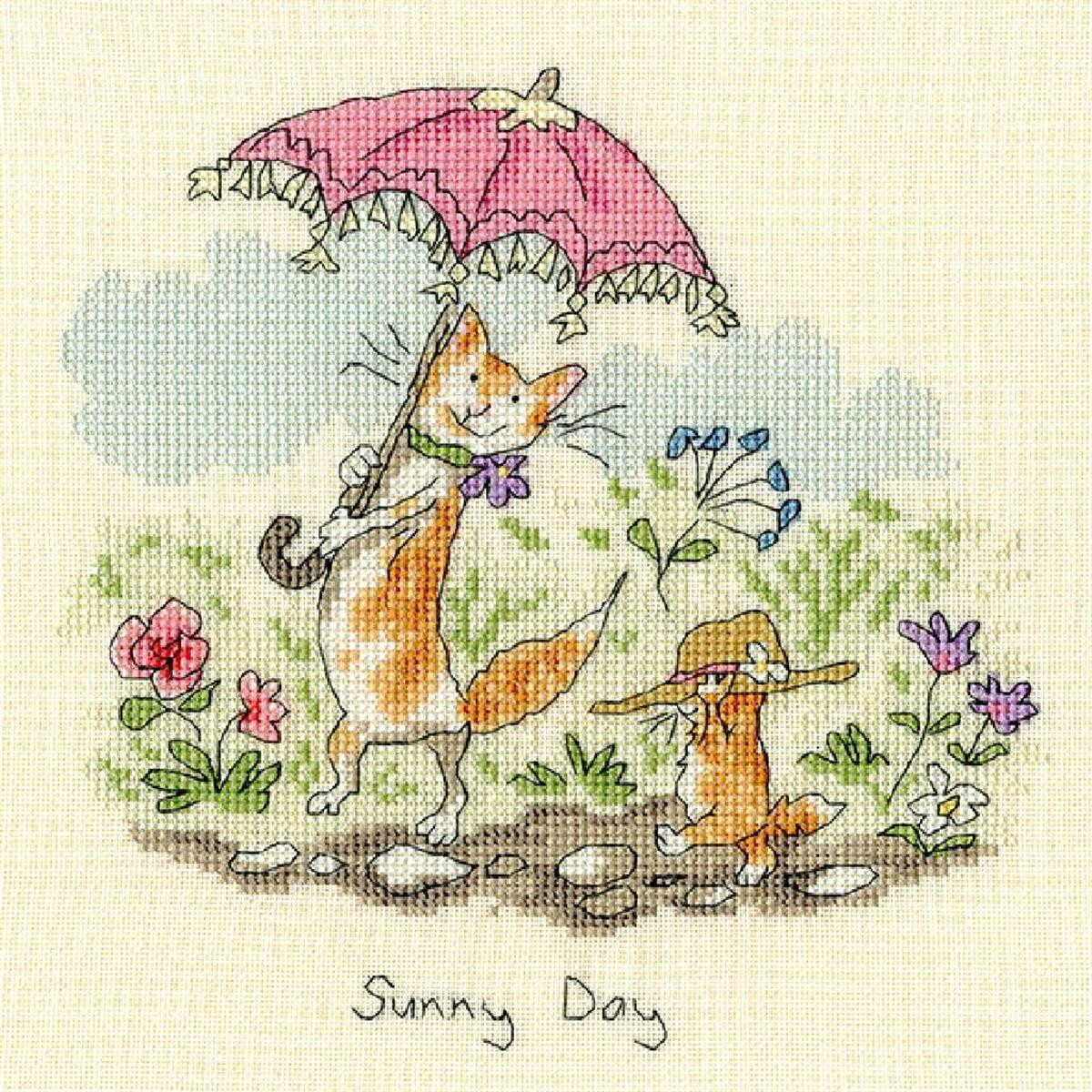 Bothy Threads counted cross stitch Kit "Sunny...