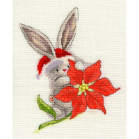Bothy Threads counted cross stitch Kit "Poinsettia", 18x22cm, XBB6